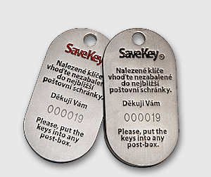 SaveKey - zadní strana